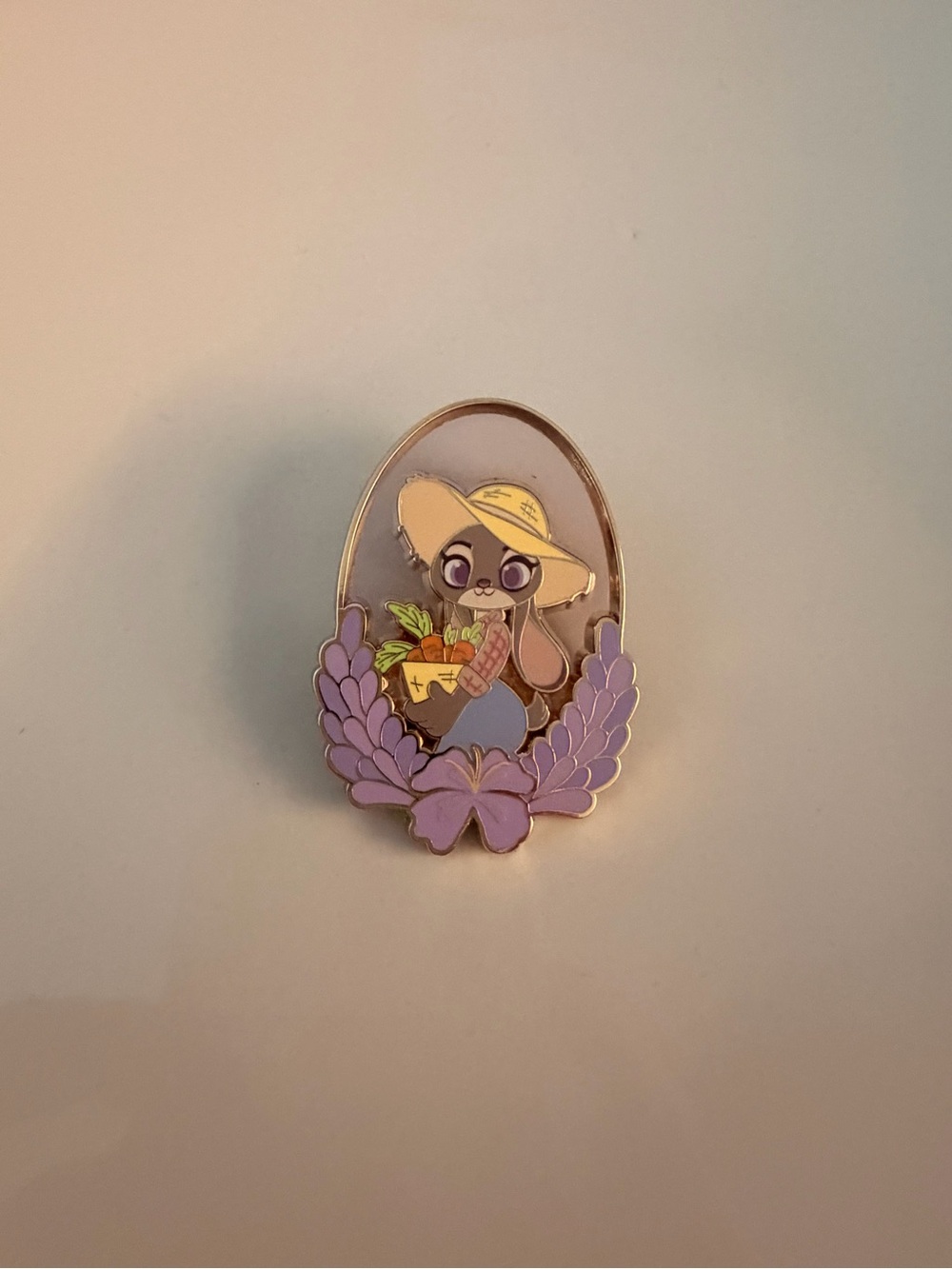 Disney pin features Judy Hopps from Zootopia